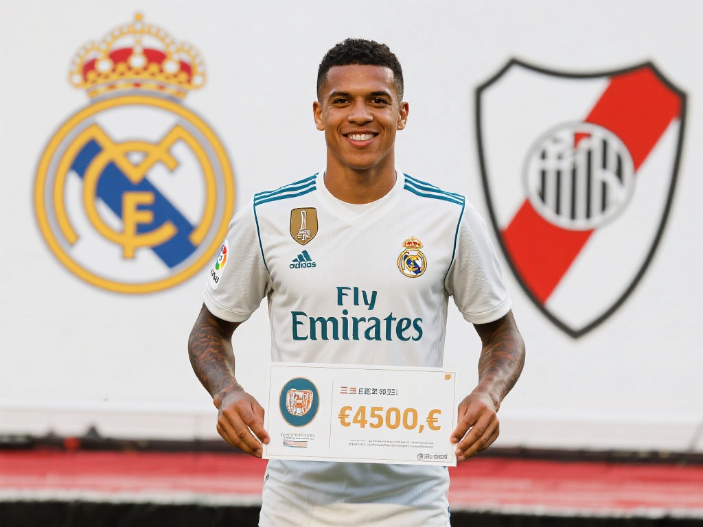 河床主席：皇马分期支付税后4500万欧助球员圆梦